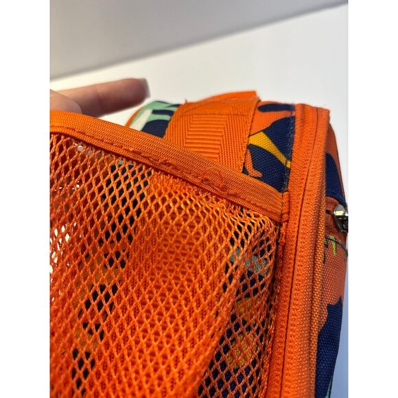 Pottery‎ Barn Dinosaur lunch box (navy & orange) - Picture 4 of 9